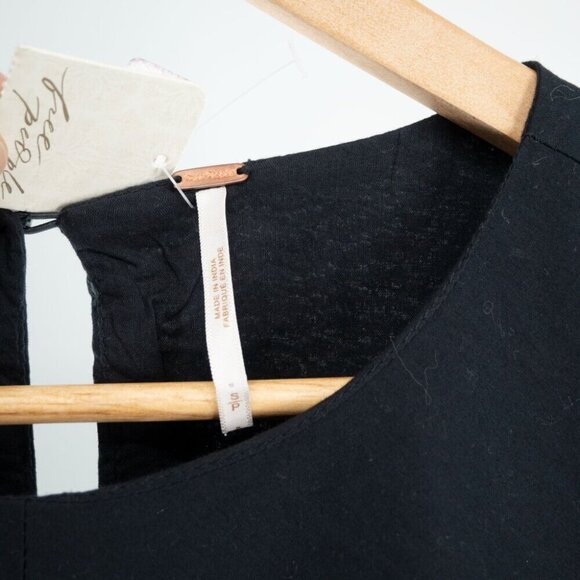 Free People Hope Dress Black | Small | NWT - Picture 6 of 12